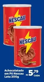 Oferta de Nestlé - Achocolatado Em Pó Nescau por R$5,79 em Max Atacadista