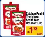 Oferta de Fugini - Catchup Tradicional Sache Bico por R$1,78 em Max Atacadista