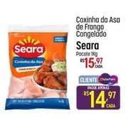 Oferta de Seara - Coxinha Da Asa De Frango Congelado por R$15,97 em Super Muffato