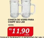 Oferta de Caneca -  De Vidro Para Chopp Seu Lar por R$11,9 em Assaí Atacadista