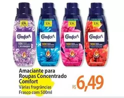 Oferta de Comfort - Amaciante Para Roupas Concentrado por R$6,49 em Atacadão