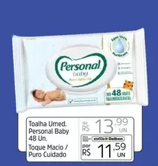 Oferta de Personal Baby - Toalha Umed. por R$11,59 em Supermercado Dalben