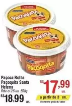 Oferta de Paçoca -  Rolha Paçoquita Santa Helena por R$17,99 em Fort Atacadista