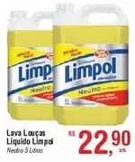 Oferta de Limpol - Lava Louças Liquido por R$22,9 em Fort Atacadista