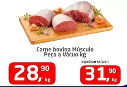 Oferta de Bovina - Carne Bovina Músculo Peça A Vácuo por R$28,9 em Tenda Atacado