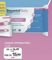 Oferta de Bepantol - Lenços Umedecidos por R$15,99 em Drogal