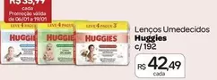 Oferta de Huggies - Lenços Umedecidos por R$42,49 em Drogal