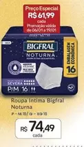 Oferta de Bigfral - Roupa Intima Noturna por R$74,49 em Drogal