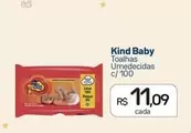 Oferta de Kind Baby - Toalhas Umedecidas por R$11,09 em Drogal