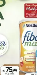 Oferta de Nestlé - Fiber Mais por R$75,99 em Drogal