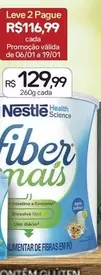 Oferta de Nestlé - Fiber Nais por R$129,99 em Drogal