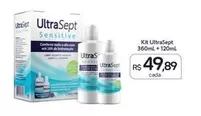 Oferta de UltraSept - Kit  por R$49,89 em Drogal