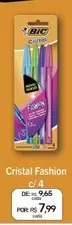 Oferta de Bic - Cristal Fashion por R$7,99 em Drogal