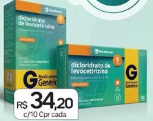 Oferta de Eurofarma - Dicloridrato De Levocetirizina por R$34,2 em Drogal