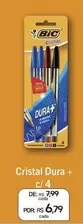 Oferta de Bic - Cristal Dura + Cl 4 por R$6,79 em Drogal