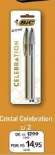 Oferta de Bic - Cristal Celebration por R$14,95 em Drogal