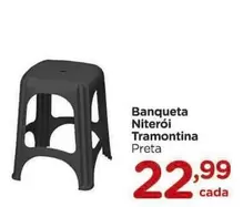 Oferta de Tramontina - Banqueta por R$22,99 em Carrefour