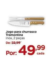 Oferta de Tramontina - Jogo para churrasco por R$49,99 em Carrefour