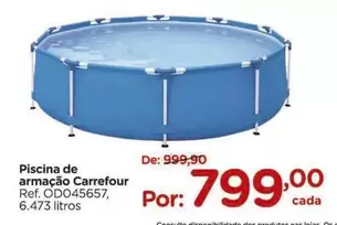 Oferta de Carrefour - Piscina De Armação por R$799 em Carrefour