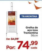 Oferta de Tramontina - Grelha De Aço Inox por R$74,99 em Carrefour