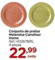 Oferta de Carrefour - Conjunto De Pratos Melamina por R$22,99 em Carrefour