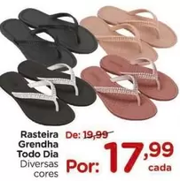 Oferta de Grendha - Rasteira por R$17,99 em Carrefour