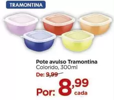 Oferta de Tramontina - Pote Avulso por R$8,99 em Carrefour