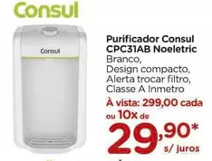 Oferta de Consul - Purificador Cpc31ab Noeletric por R$29,9 em Carrefour