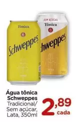 Oferta de Schweppes - Água Tônica por R$2,89 em Carrefour