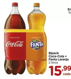 Oferta de Coca-Cola - Bipack  + Fanta Laranja por R$15,99 em Carrefour