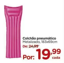 Oferta de Colchão pneumàtico por R$19,99 em Carrefour