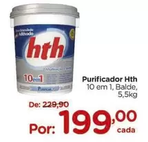 Oferta de Hth - Purificador por R$199 em Carrefour