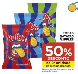 Oferta de Ruffles - Todas Batatas em Carrefour