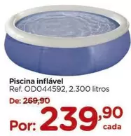 Oferta de Piscina Inflável por R$239,9 em Carrefour