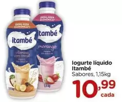 Oferta de Itambé - Logurte Líquido por R$10,99 em Carrefour