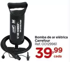 Oferta de Carrefour - Bomba De Ar Eléctrica por R$39,99 em Carrefour