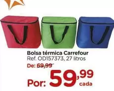 Oferta de Carrefour - Bolsa Térmica por R$59,99 em Carrefour