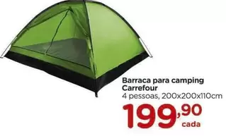 Oferta de Carrefour - Barraca Para Camping por R$199,9 em Carrefour