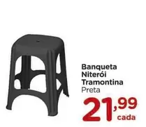 Oferta de Tramontina - Banqueta por R$21,99 em Carrefour