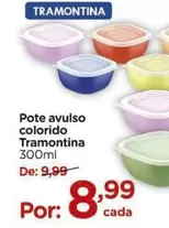 Oferta de Tramontina - Pote Avulso Colorido por R$8,99 em Carrefour