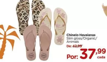 Oferta de Havaianas - Chinelo por R$37,99 em Carrefour