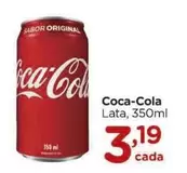 Oferta de Coca-Cola - Lata por R$3,19 em Carrefour