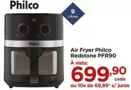 Oferta de Philco - Air Fryer PFR90 por R$699,9 em Carrefour