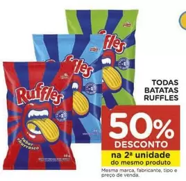 Oferta de Ruffles - Todas Batatas em Carrefour