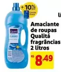 Oferta de Qualitá - Amaciante De Roupas por R$8,49 em Mercado Extra