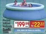 Oferta de Sunfit - Piscina Inflavel Redonda por R$199,99 em Super Muffato