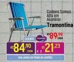 Oferta de Tramontina - Cadeira Alto Em Alumínio por R$84,9 em Super Muffato