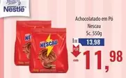 Oferta de Nestlé - Achocolatado Em Pó Nescau por R$11,98 em Supermercados BH