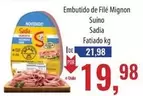 Oferta de Sadia - Embutido De Filé Mignon Suíno por R$19,98 em Supermercados BH