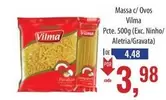 Oferta de Vilma - Massa C/ Ovos por R$3,98 em Supermercados BH